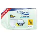 Miracle Adult Pull Up Diaper Large(100-140 cms), Waist Size ( 40