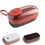 PRAYAS Soap Dispenser Cleaning Brush Orange ABS with Durable Household Tools