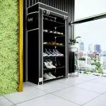 Dozzer Shoe Rack In 6 Shelf With Cover