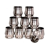LIMETRO STEEL G2 Stainless Steel Glass 350 ml (10 pcs)