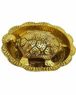 LETNIX Multicolor Metal Showpiece Vastu Decorative Turtle, Length11cm, Width11cm, Height4cm, Decorative Showpiece 10 Cm