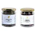 Homegrown Platter Herbal Tea Combo for PCOS, Menstrual Cramps | Hibiscus Tea | Lemon Balm Tea