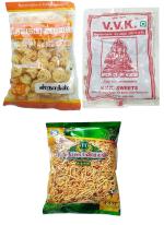 Thangapandiyan Gundu Murukku, Big Mixure, Kadalai Mittai, 250 Gm (Combo Of 3)