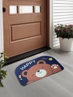 FABINALIV Multicolor Cartoon Print Rubber Door Mat (60X40 cm)