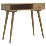 ARTISAN FURNITURE Solid Wood Writing Desk with Open Slot 90x45x80 cm.