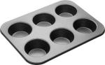 TVAT 6 Cup Muffin Pan, Non-Stick Baking Pans, Easy to Clean and Perfect for Making Muffins Cup Cake