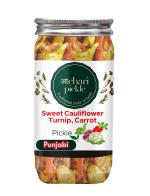 Punjabi Gobhi Gajar Shalgam Pickle 400grams, Sweet, Sour and Juicy Pickle/Gobhi Gajar Shalgam Khatta Meetha Achar - Mother’s Recipe | Organic North Indian Pickle | Traditional Home Made Achaar