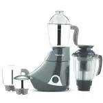 Butterfly Smart 750 Watts Mixer Grinder with 4 Jars | 3 Stainless Steel Multipurpose Jars & 1 Juicer Jar | ABS Body | Heavy Duty Motor | 2 Years Manufacturer's Warranty | Grey