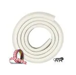 Kids Station Made in India Baby Proofing Edge Protector for Kids Safety, Rubber Edge for Sharp Furniture Edges and Corners, A Baby Safety Product (50g/mt Dense, 2mts, L- Shape, Off-White)