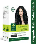 Herbal Tatva - Goodness of Nature Organic Natural Black Hair Colour Powder 100g - 100% Organic Ingredients and Long Lasting