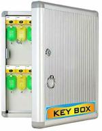 BETLEX Wall Mounted | Key Box Cabinet | Key Cabinet | Key Storage Box | for Factory, Office,Home, Hotel - Silver (24 Key Box)