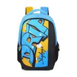 Skybags Squad Pro | 33L | School Backpack | Polyester | Sky Blue