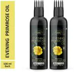 Desi Crew Evening Primrose Oil for Skin, Hair and Nail Care Hair Oil 100 ml Each (pack of 2)