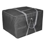 Kuber Industries Storage Bag | Parachute Travel Duffle Bag | Foldable Underbed Storage Bag | Attachi Storage Bag For Clothes with Handle | Large | Gray