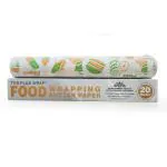 Tds Plus Wrap 20 Meter Food Wrapping Butter Paper Pack 1 (Multicolor) | Premium Non-Stick Food Wrapping Paper, Re-Heatable Non Stick Paper, Oven Safe