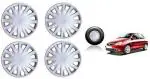 Enexoya Silver Tata Indigo Unbreakable Press Type Fitting Wheel Cover (14 inch) pack of 4