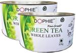Dophie Green Tea Whole Leaves, The Finest Green Tea -With Healthy Proprities Whole Leaf Green (500g) (Pack Of 2)