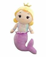 Tickles Polyester Mermaid Doll Nontoxic Stuffed Toy 30 cm 3Y and Above