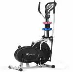 PowerMax EH-220 3 in 1 Elliptical Cross Trainer with Two Dumbbell Set