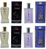 Gimani AweQ Perfume and Lavender Perfume Long Lasting Men 400ml (Pack of 4)