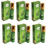 al hiza Lerils Roll-On Real And Natural Attar Perfume, 6 Ml Each (Pack Of 6)