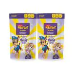 Adorky Niblerzz Lollipops (No Sugar, No Preservatives) (Vegan) 3 Natural flavours - Watermelon, Apple and Strawberry (Paw Patrol Iron on Patches Free) - Pack of 2 (15 Pcs Each)