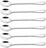 FANQEW Silver Stainless Steel FANQEW Disposable Table Spoon (Pack Of 6)