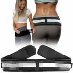 NETVULL Sacroiliac SI Joint Hip Belt with Mini Hot/Cold Water Bag - Lower Back Support Brace for Men and Women - Hip Braces for Hip Pain - Pelvic Support Belt - Trochanter Belt