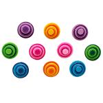 Comet Busters Beautiful Multicolor Velvet Layered Bindis (9mm) (BIN1836) Pack of 1