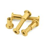 RELY (Combo Set -20 Pcs) M6x35 mm Allen JCB Screw with JCB Female Sleeve Barrel Nut With Allen Key 1 Pc | Fastener for Joining Wood Boards, Cabinets, Cupboards,Chairs & Beds