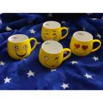 Nirgun Empex Smiley Face Coffee Mug Pack of 1 for Your Loved one, Family, Friends ( Assorted Design)
