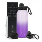 SOLARA Insulated Water Bottle 1 Litre, Hot Water Bottle, Water Bottle Hot and Cold Thermosteel Bottle for Travel, Home, Office, School, Hot and Cold Sipper Bottle, Lavender Haze