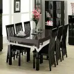 SSDN New Design Polyester 6 Seater Table Cover/Cloth, Dining Table Cover/cloth PVC (60x90)