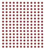 Vama Fashions Velvet Round Maroon Fancy bindi Kumkum sticker for women & Girls (Size 7mm,Pack of 180 Bindis)