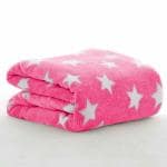 OYO BABY New Born Babies Super Soft Baby Blanket Wrapper for Babies Star Pink, Blanket for 0-24 month Babies