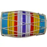Bansal & Co. Dholak ( Baby Size) Hand Percussion Drum Indian Musical Instrument