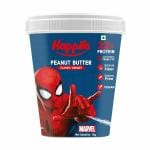 Happilo Spider Man Marvel Edition Classic Peanut Butter Creamy 1kg, High Protein and Fiber, Vegan, No Trans Fat Naturally Gluten Free, No Added Colour & Flavour