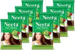 Neeta Natural Herbal Henna powder for hair with 5 herbs 25 gm each (Pack Of 8) (200 g)