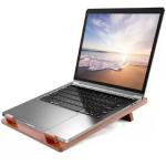 Deafco wooden red free standing laptop stand for your office table 90 Laptop Stand