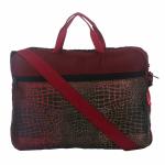 Harissons Bags Multicolor Polyester Alpha A3 Messenger Bag (HB1039MAROONRUST)