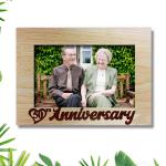 Expleasia wooden Photo Frame Wall décor Photo Frame for Home & Office - (50th Anniversary)