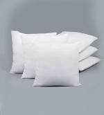 Gilson 12 X 12 Inch White Microfiber Solid Cushion Pack Of 6