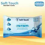 BEA DIVA Convenient Chlorhexidine Bed Bath Wet Wipes | 32x32 CM | 10pcs | Pack1