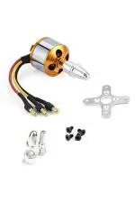 Robotbanao Yellow A2212 BLDC 1000kv Brushless Motor for Airplane, Aircraft, Quadcopter RBBs-215