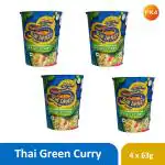 Blue Dragon Instant Cup Noodle Thai Green Curry 63 gms (Pack of 4)