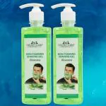 VELVETCARE Premium Aloe Vera Non Foaming Shaving Gel Soothing, Hydrating, and Anti-Irritation Formula for a Smooth and Comfortable Shave | Aloevera | Pack 2
