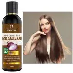 Groovy Premium Onion Methi(Fenugreek) shampoo Help For Rapid Hair Growth,Anti Hair Fall,Split Hair And Promotes Softer & shinier Hair 100ml
