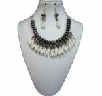 JAYA VISION ENTERPRISES Metal Beads with Seashell Fancy Choker Necklace-tg22