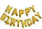 FANEX Solid Happy Birthday Latex Letter Balloon