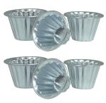 Prime Bakers and Moulders Store Glass Aluminium Baking Cups (Pack of 6)